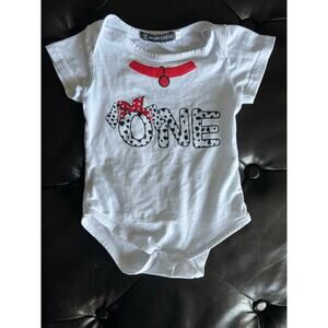 Onesie One year old Dalmatian birthday onesie - Dalmatian, girls - 12-18month
